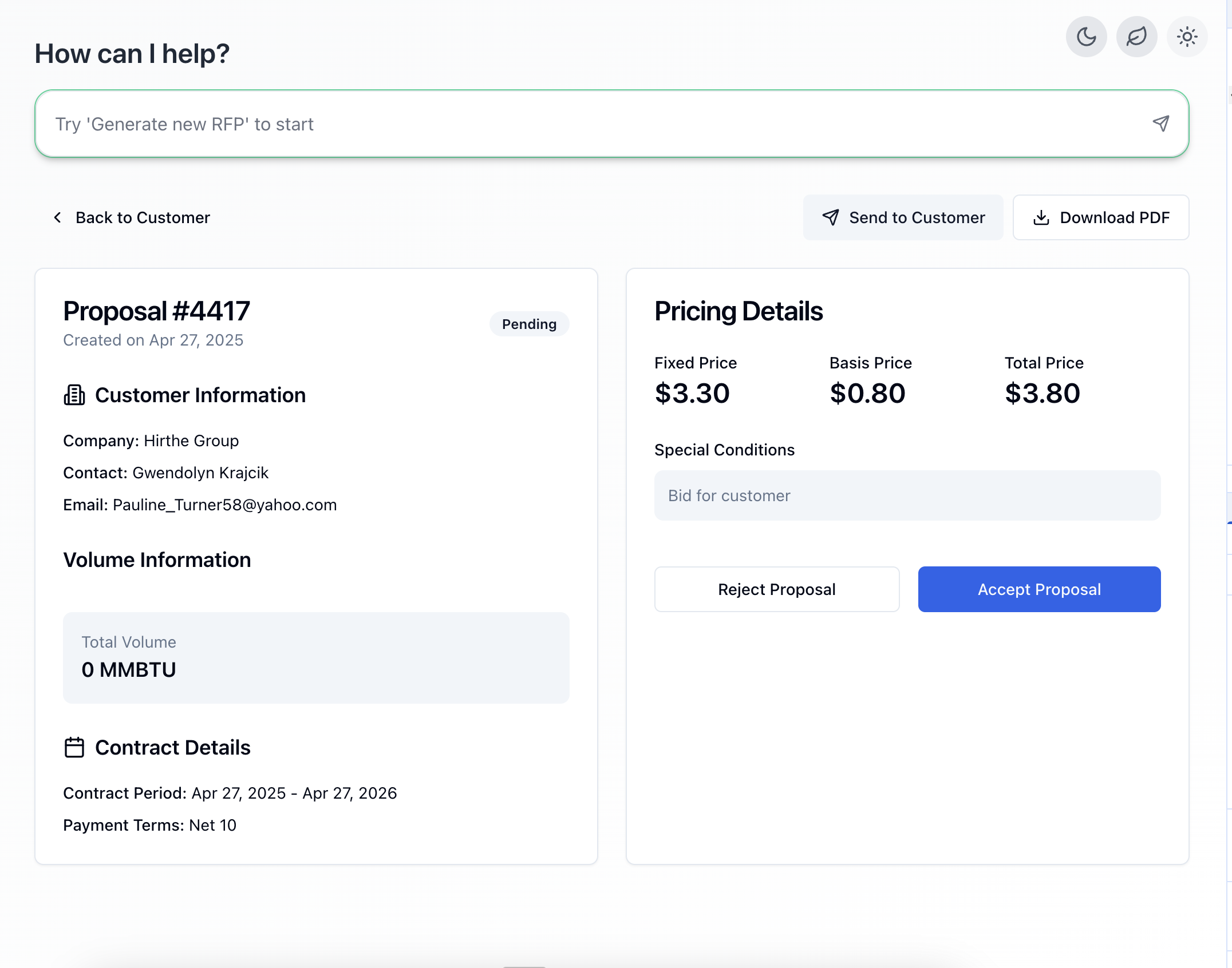 Automated RFP Workflow